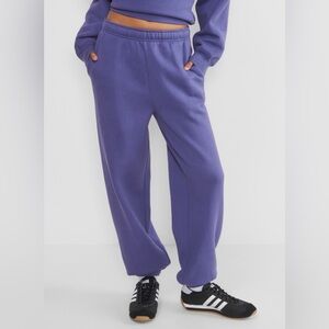 Aritzia sweat fleece joggers in nightshade
